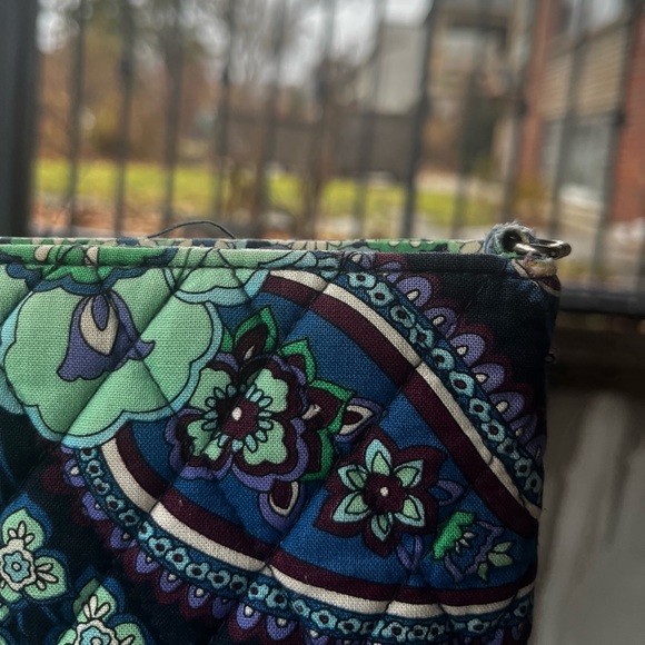 Vera Bradley Paisley Quilted Clutch 13” X 13” - Picture 3 of 5